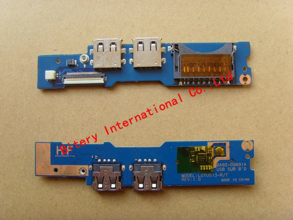 Питание от USB Платы кнопки кард ридер BA92 09691A для Samsung NP530 NP540U3C NP530U3C|reader|reader cardreader usb |
