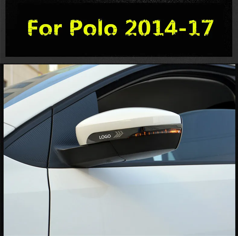 Зеркальные молдинги из нержавеющей стали для Volkswagen POLO 2014 15 16 2017 2018
