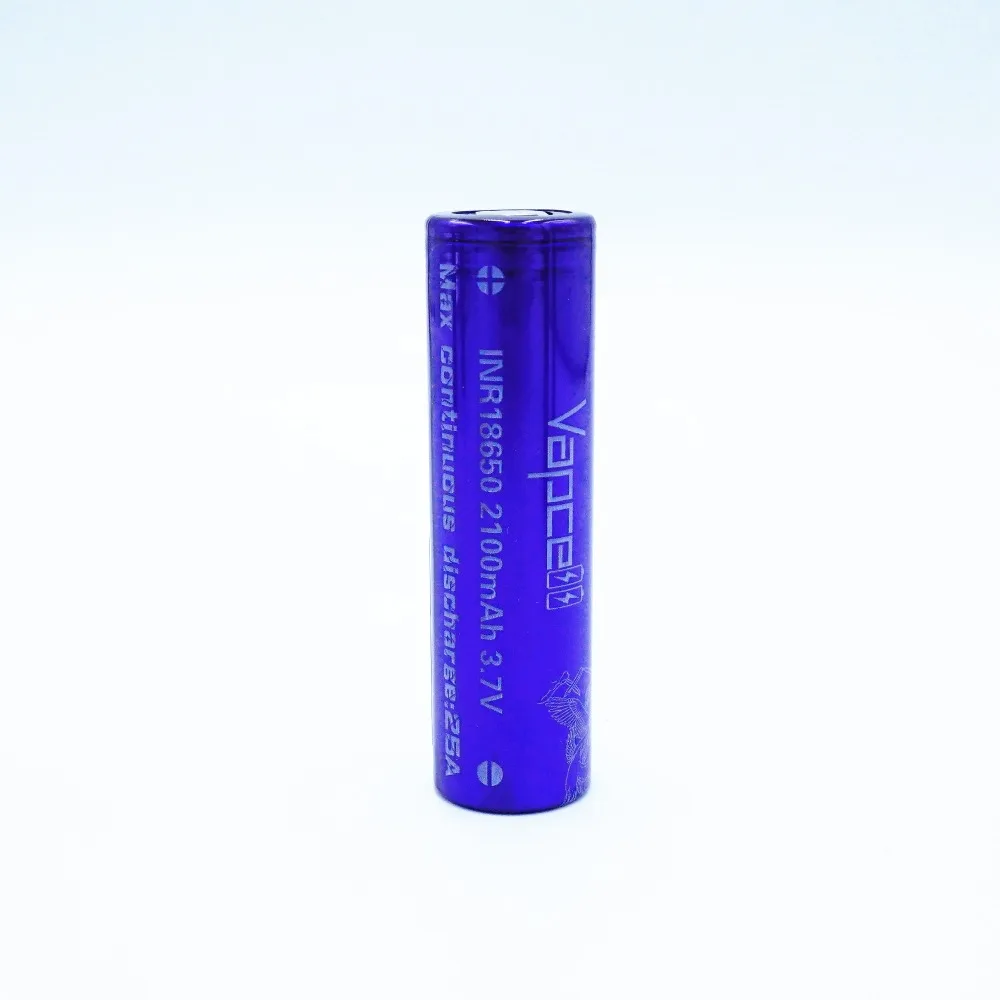2 шт. VAPCELL INR18650 2100 мАч INR 18650 литиевая аккумуляторная батарея непрерывная 25 А