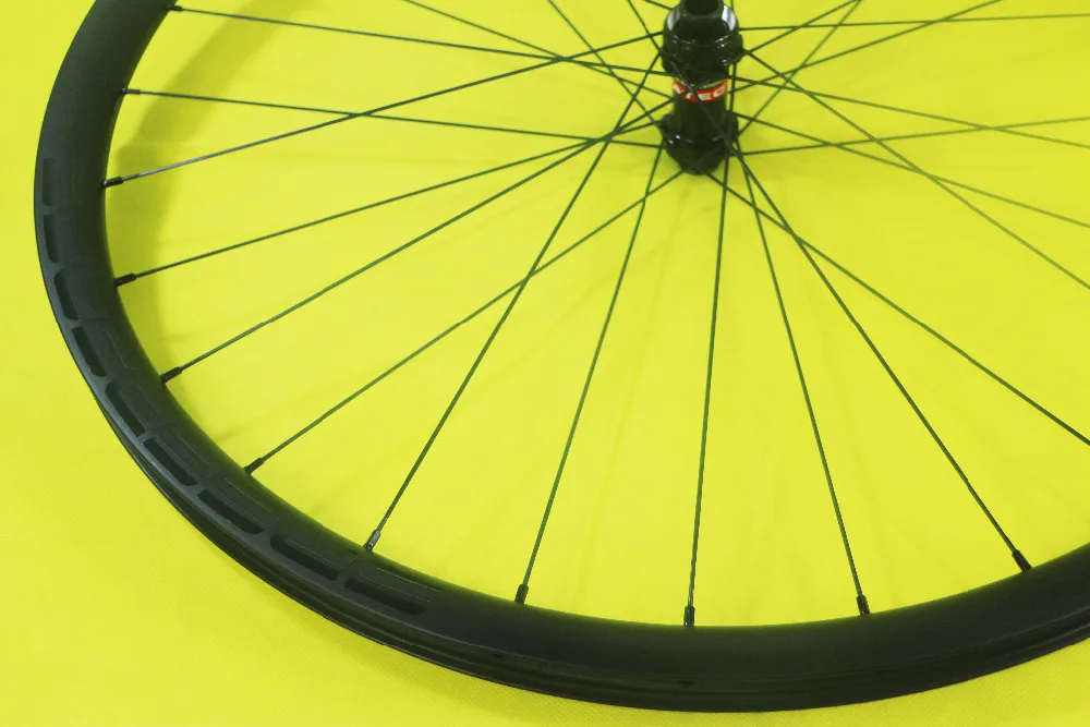 Ассиметричное углеродное переднее колесо SPEEDSAFE 630g 29er MTB XC 28 мм UD 3K 12K Novatec D411SB CL