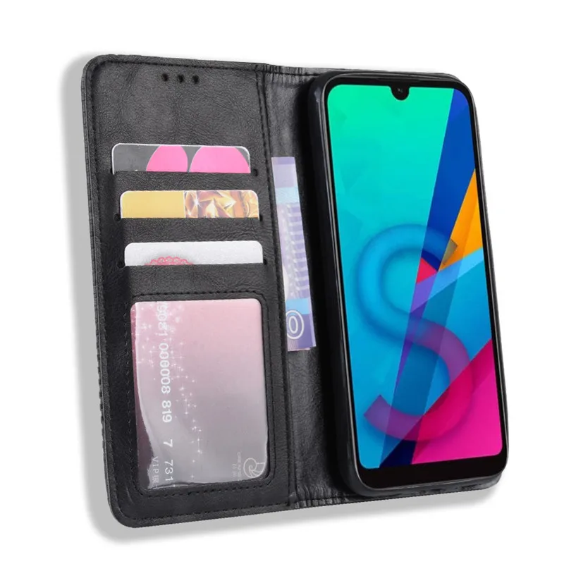 Для huawei Y5 2019 чехол Винтаж Чехол бумажник с откидной крышкой из искусственной кожи