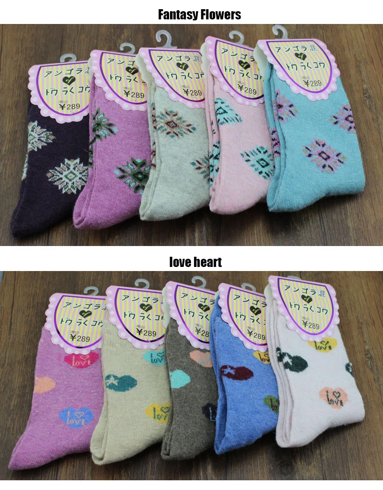 5 пар взрыва зима кролик шерстяные носки Носки зимой тепло хорошее качество