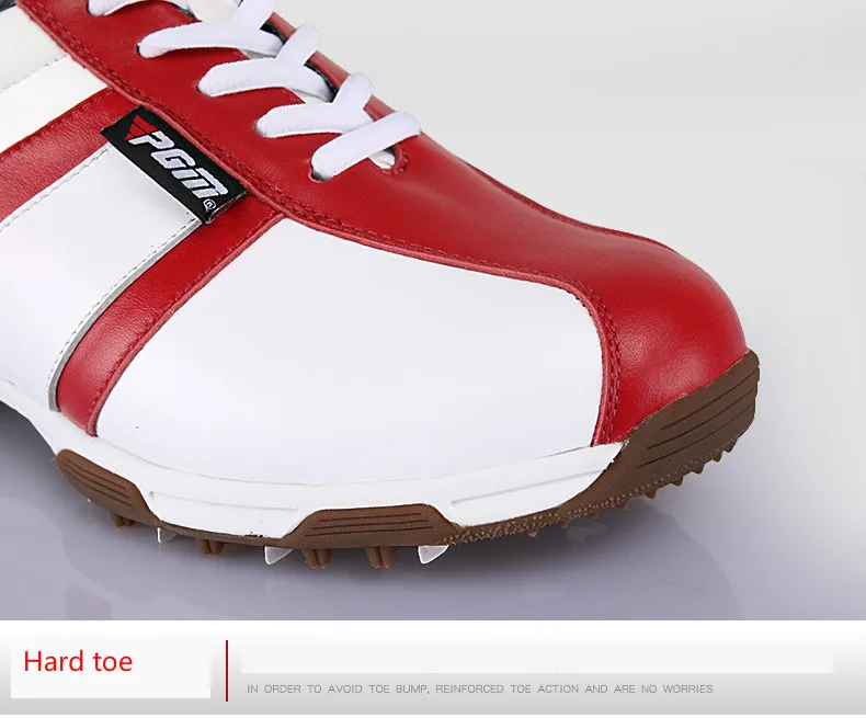 

2018 New Women PGM golf shoes ladies double patented golf shoes waterproof anti-skid double patent sneakers anti-side Yan