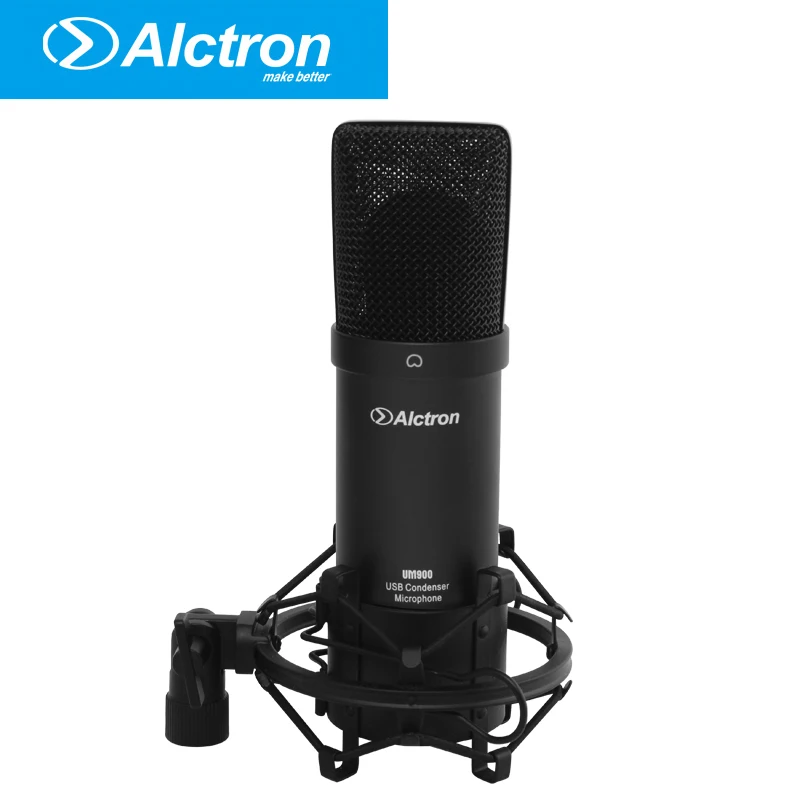 USB трубчатый конденсаторный микрофон Alctron UM900 профессиональный для записи с