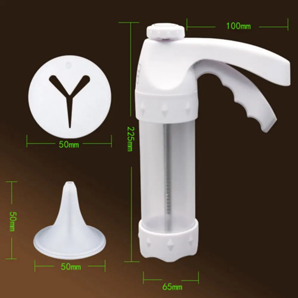 ABS пластиковые Съемные Инструменты для приготовления печенья пистолет 12 цветов 6