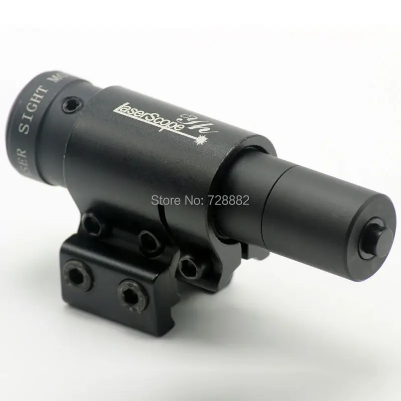 Прицел лазерный 5мВт для тактического пистолета с крепежом на рельсы 11 или 20мм|mount