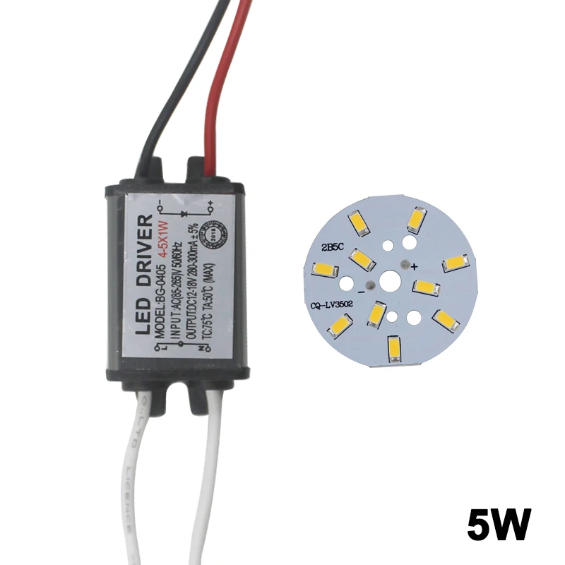1 комплект 3-12 Вт LED 5730 SMD лампа шарик Холодный/теплый белый водонепроницаемый