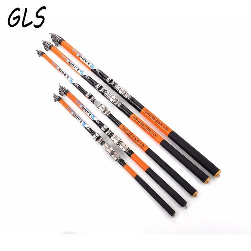 Телескопическая рыболовная удочка из углеродного волокна 2 4/2 7/3 0/3 6/4 5/5 4/6 3 м|rod
