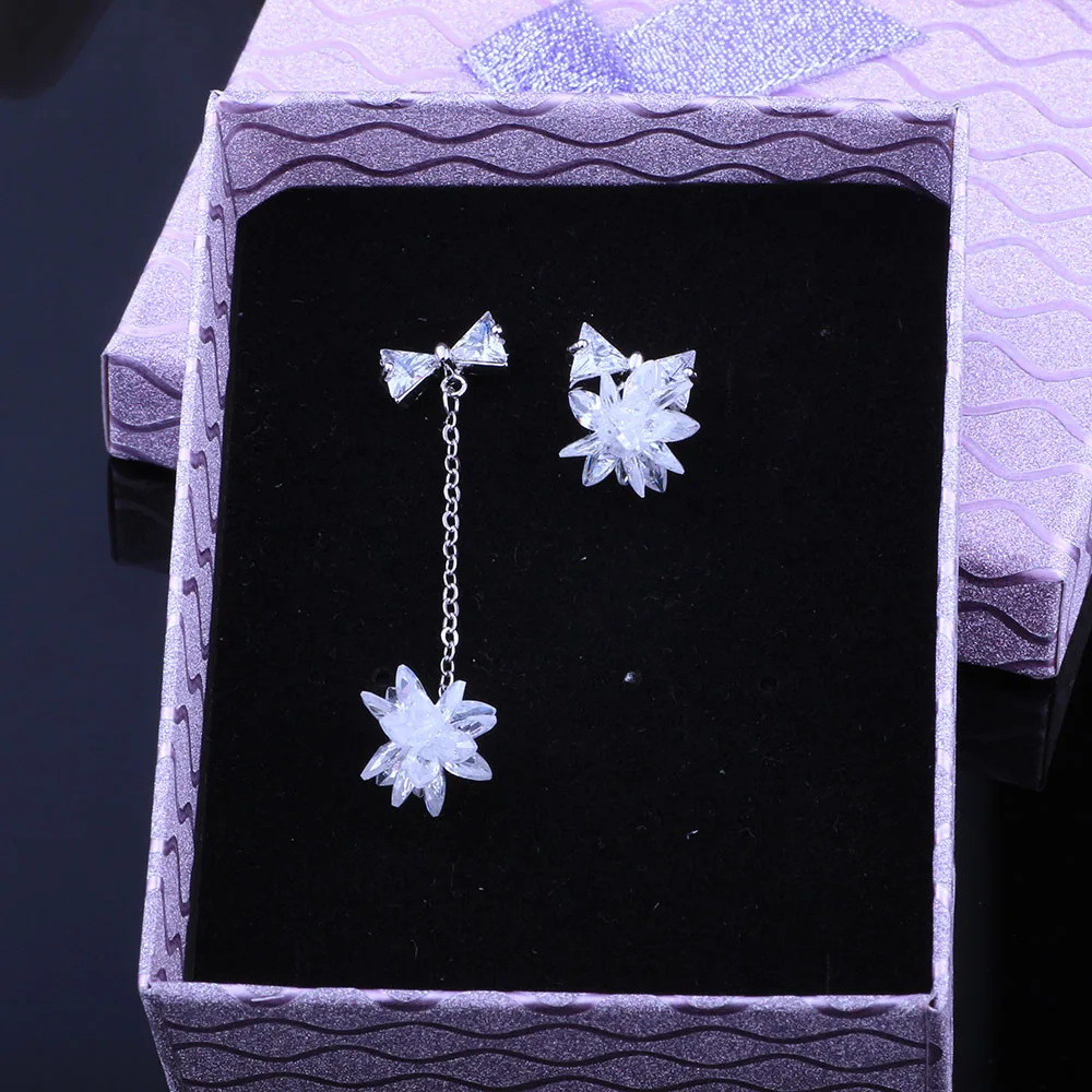 FARLENA ювелирные изделия посеребренные циркониевые кристаллы для женщин|earrings