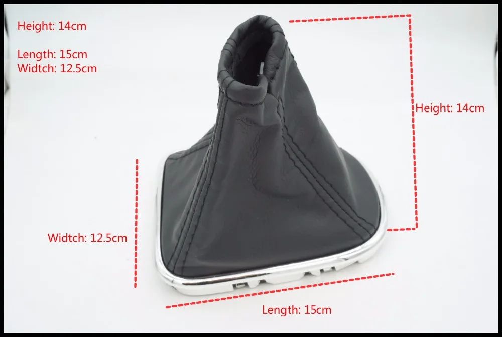 Бесплатная доставка черного цвета из искусственной кожи Шестерни Stick рукоятка