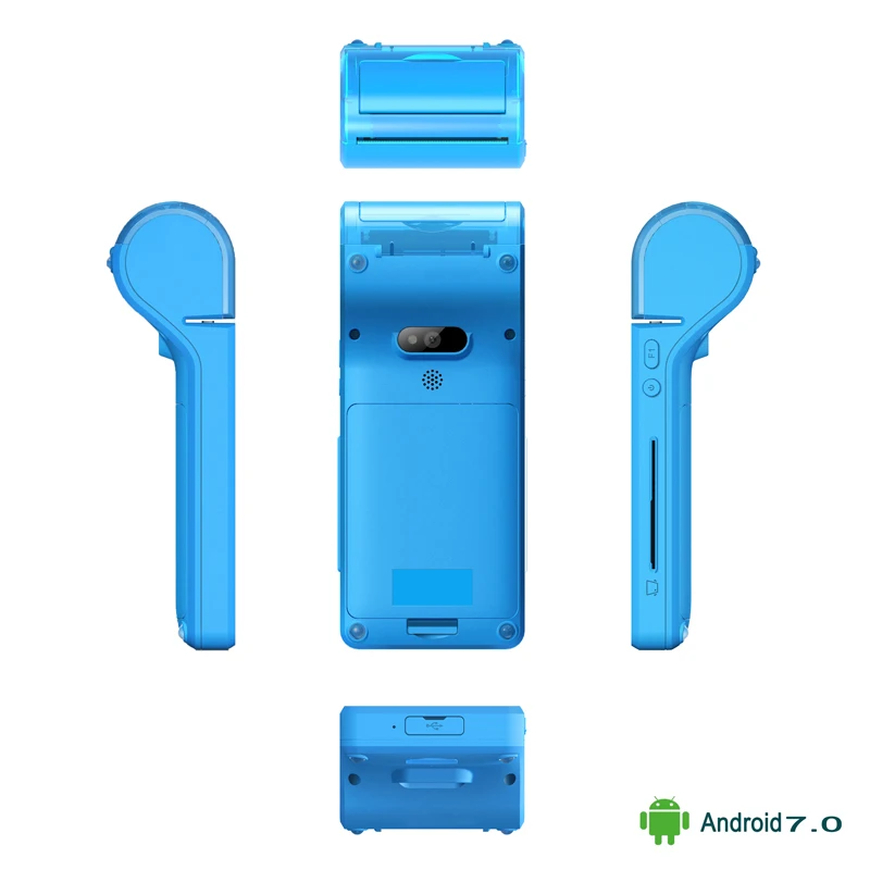 5 дюймов ручной pos терминал android PDA сканер nfc камера RFID wifi штрих кода планшетный ПК