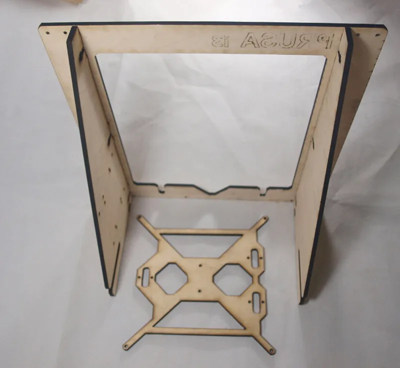 6 мм фанера 3D рамка принтера Reprap mendel prusa I3 рама, обработанная на лазерном станке