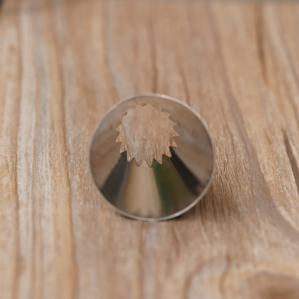 # 8FT большой размер открытые звезды украшения тортов зеркальные насадки для