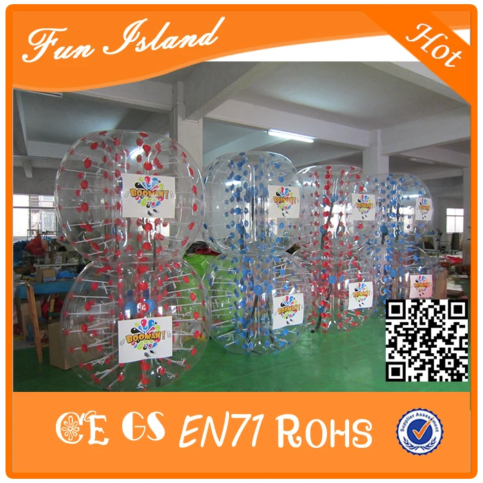 Удивительный высококачественный надувной мяч из ПВХ 1 7 м пузырьковый для футбола