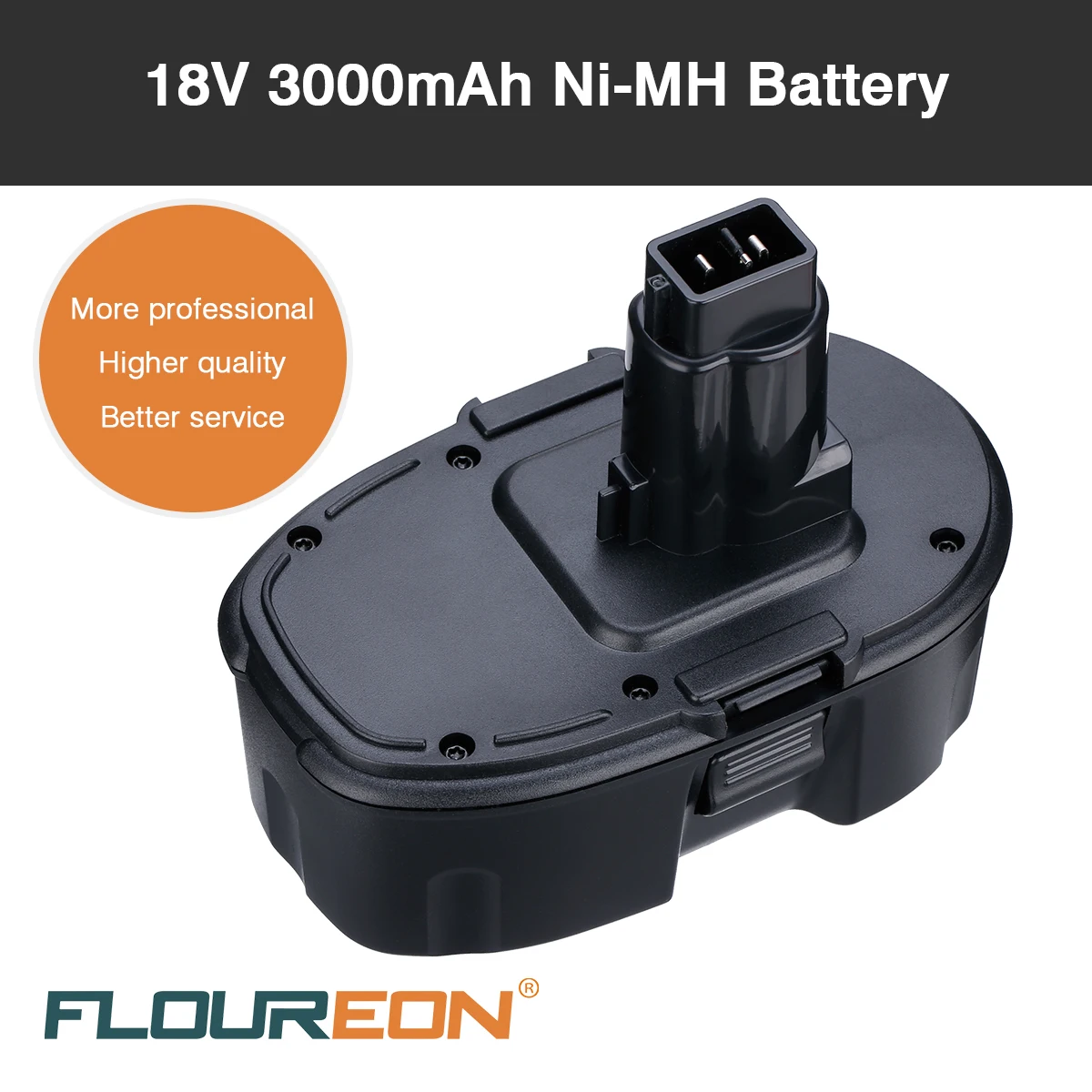 Floureon DC9096 инструменты Перезаряжаемые Батарея 18 V 3000 mAh Мощность Аккумулятор для