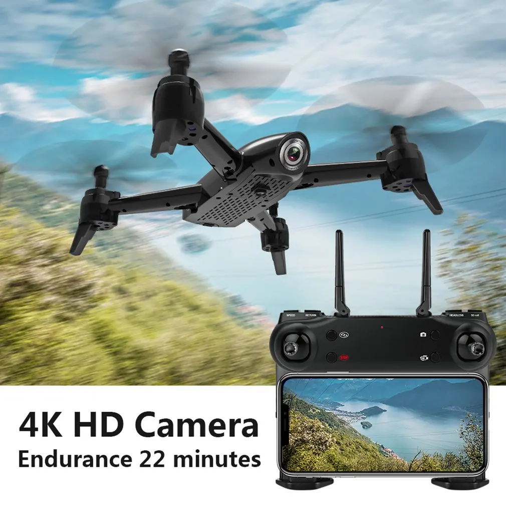 SG106 4K Радиоуправляемый Дрон Optische Stroom 1080P 720P HD Двойная камера в реальном времени антенна видео RC Квадрокоптер самолет вертолет Дрон