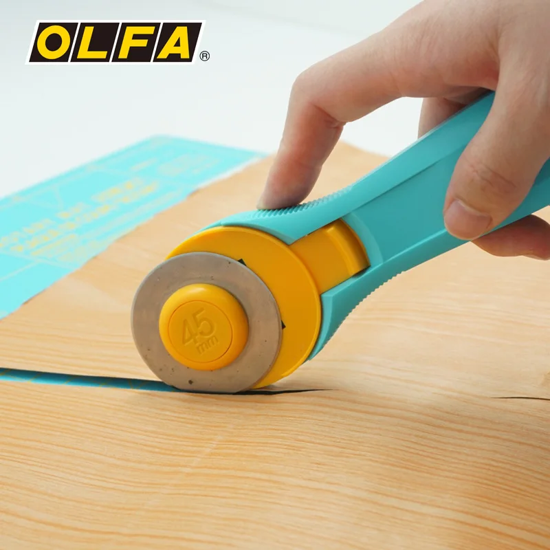 Импортный маленький нож OLFA для варочной панели изогнутый резки ткани водный