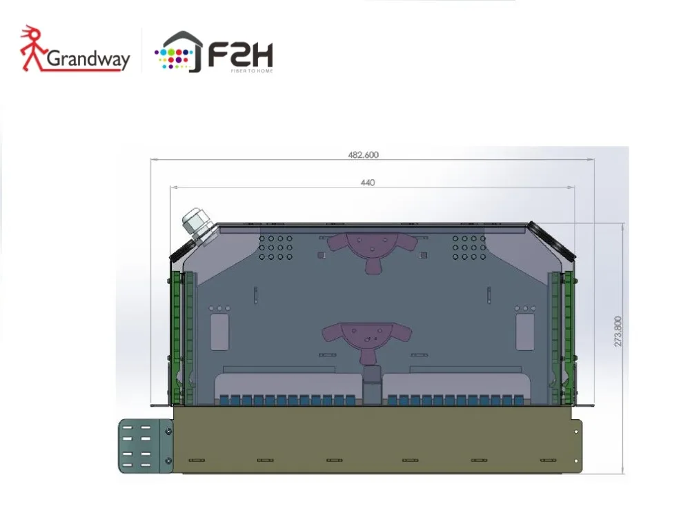 [Grandway Orginal] F2H FPX P3 Series ODF оптическая распределительная рамка патч панель