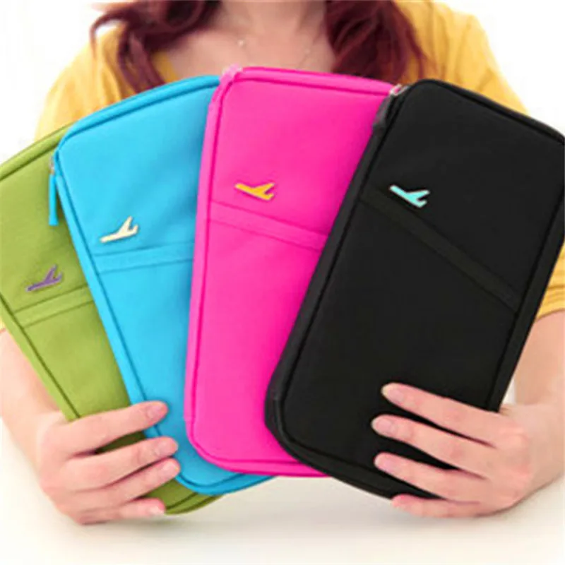 Organ real pickup pack passpport RFID Большой Вместительный длинный держатель для кредитных карт