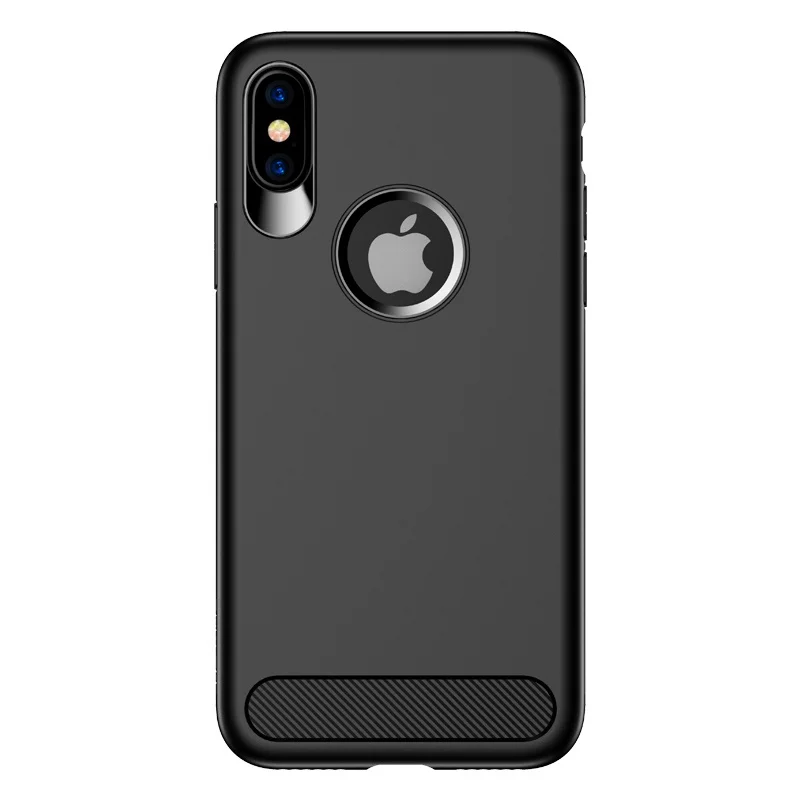 USAMS For iPhone X Case Muze Series TPU Protection Phone for (Ten) 5.8 inch - Black |