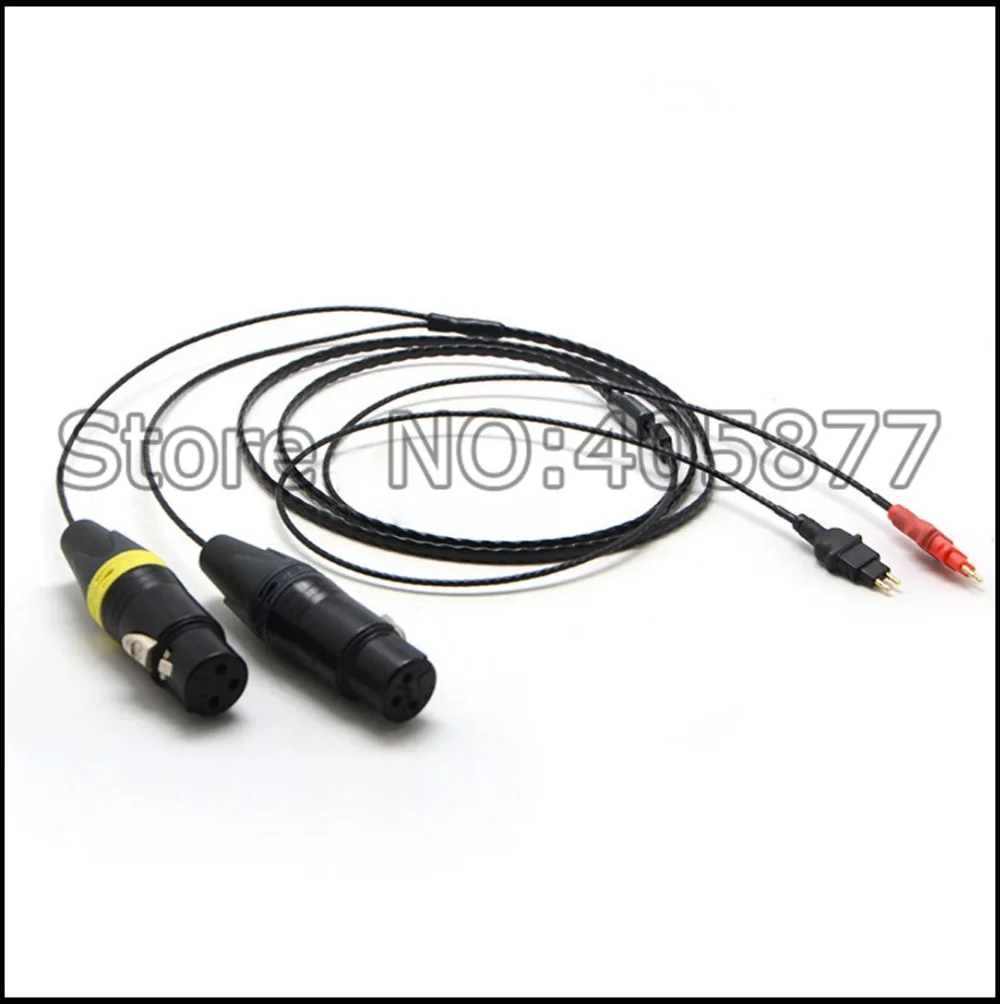 1.5M 3pin XLR Female OFC Silver Plated Replacement Cable for HD414 HD420 HD425 HD430 HD440 HD442 HD450 headphone | Электроника