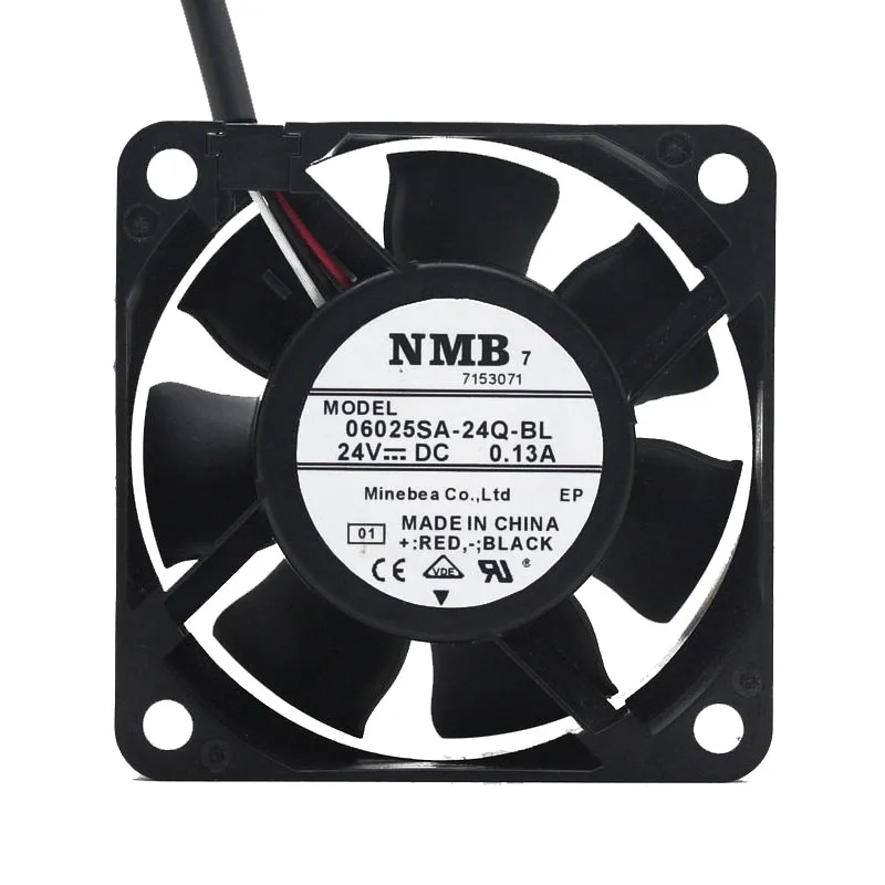 Абсолютно Новый Для NMB 06025SA-24Q-BL 6025 6 см 24В 0.13A 3 чехол с линиями осевого вентилятора охлаждения