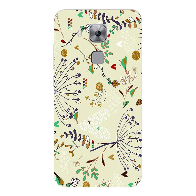 Чехол для Huawei Ascend G8 GX8 G7 Plus Maimang 4 модная задняя крышка с рисунком розы жесткий