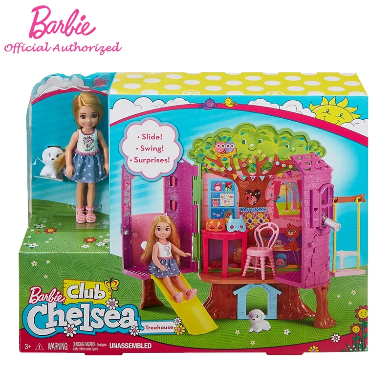 Оригинальные куклы Челси клуба Treehouse игрушка мини Барби многофункциональные