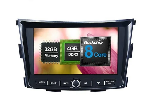 2 DIN Новый Android 8 0 автомобильный Радио GPS навигация для Para Ssangyong Tivolian 2014 2015 2016 2017 DVD