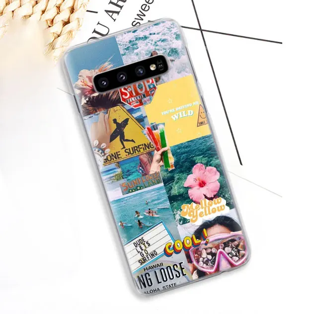 05 Карта мира план путешествий Чехол для телефона samsung Galaxy S10e S10 Plus S8 S9 Plus S7 Edge Note 10 Plus A40 A50 A70 M20 чехол - Цвет: 05
