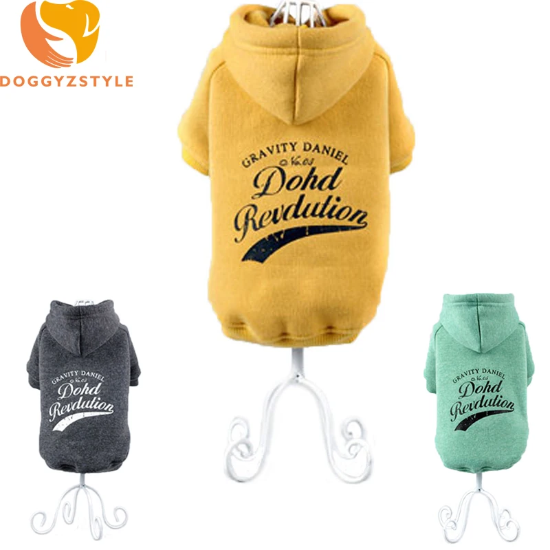 3XL теплые толстовки для собак одежда щенков кошек зимняя повседневная куртка