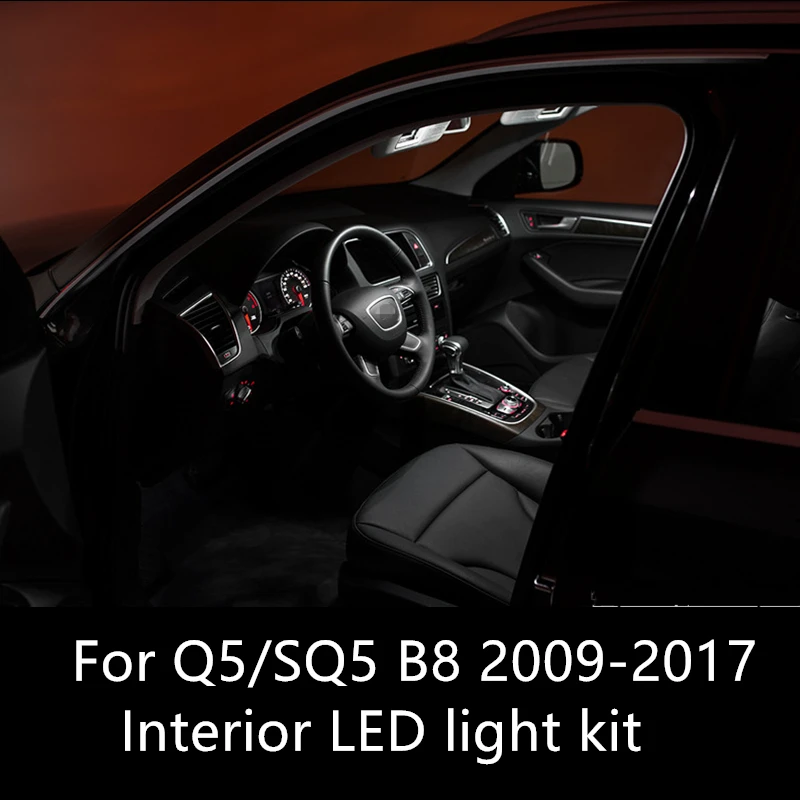 Shinman 22 шт. авто светодиодный лампы салона автомобиля светильник комплект для Audi Q5