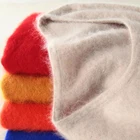 Женский пушистый кашемировый свитер, Осень-зима брендовые джемпер