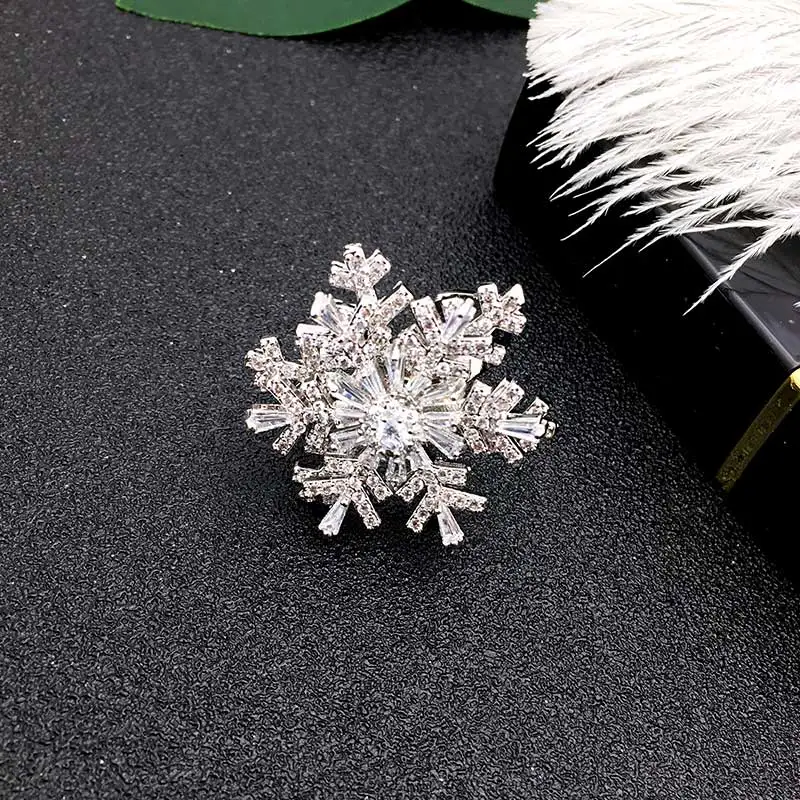 Модное вращающееся кольцо Rivca Edelweiss для пальцев кольца гироскоп из меди и фианита