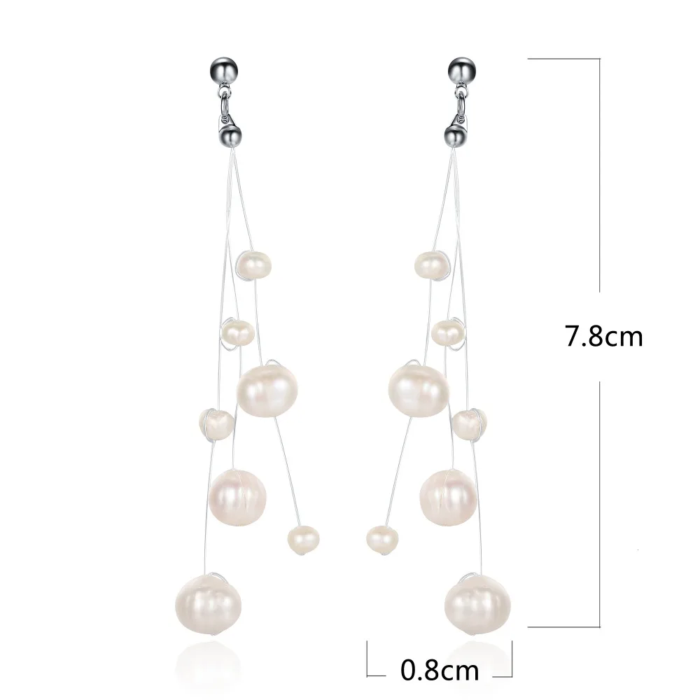 Пресноводный жемчуг натуральный круглый Бусины Ювелирные наборы для Для женщин