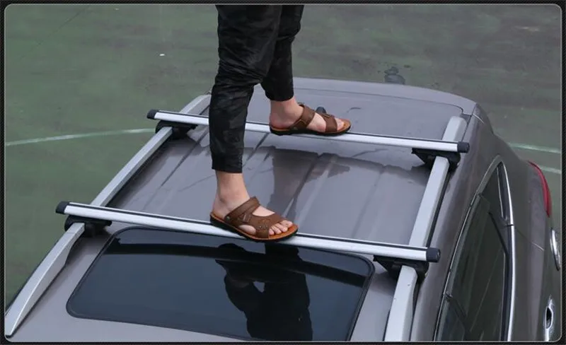 CARSUN 1x универсальный багажник на крышу Алюминиевая багажная коробка поперечный