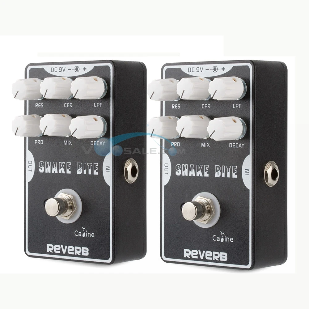 2 шт. Caline CP 26 реверберации гитарный эффект педали гитара Stompbox черный цвет гитарные