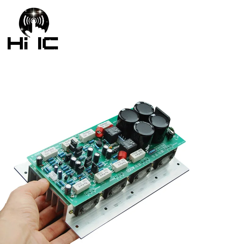 HIFI Высокая Мощность аудио усилитель Совет 500 Вт + стерео этапе AMP 8 шт. Sanken чип 3858