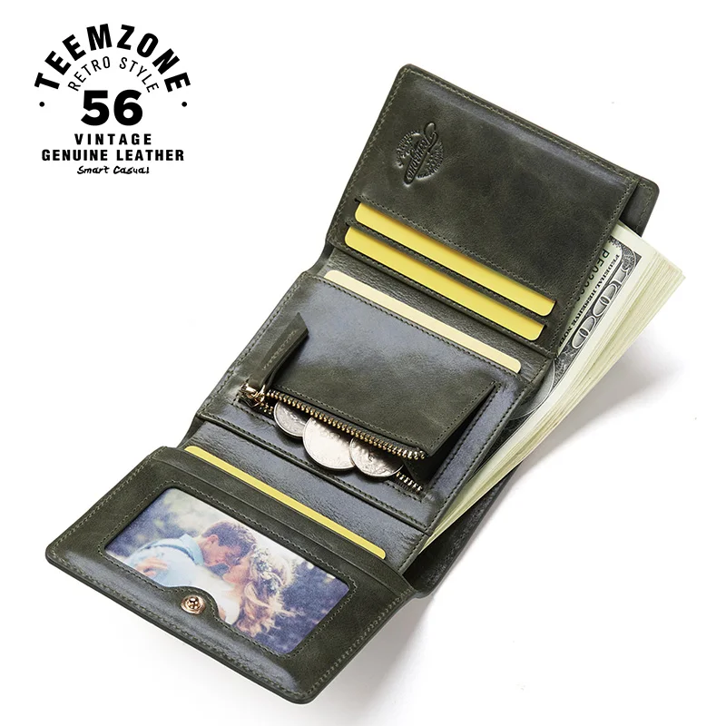 Женский кошелек teemzone из натуральной кожи с отделением для карт | Багаж и сумки