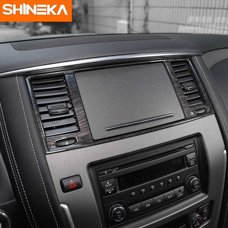 Панель приборной панели SHINEKA для стайлинга автомобиля крышка на вентиляционное