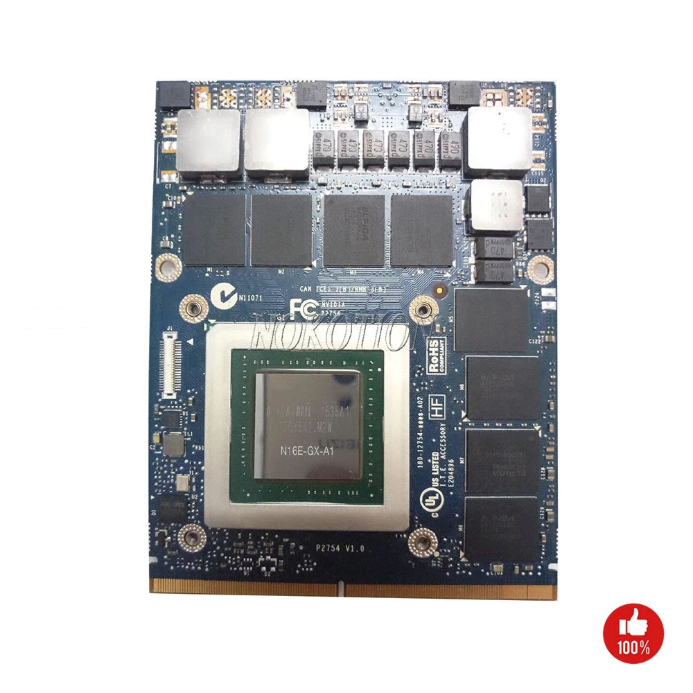Процессор NOKOTION для ноутбука DELL Alienware M17X графический процессор HP MSI Clevo GTX980M карта