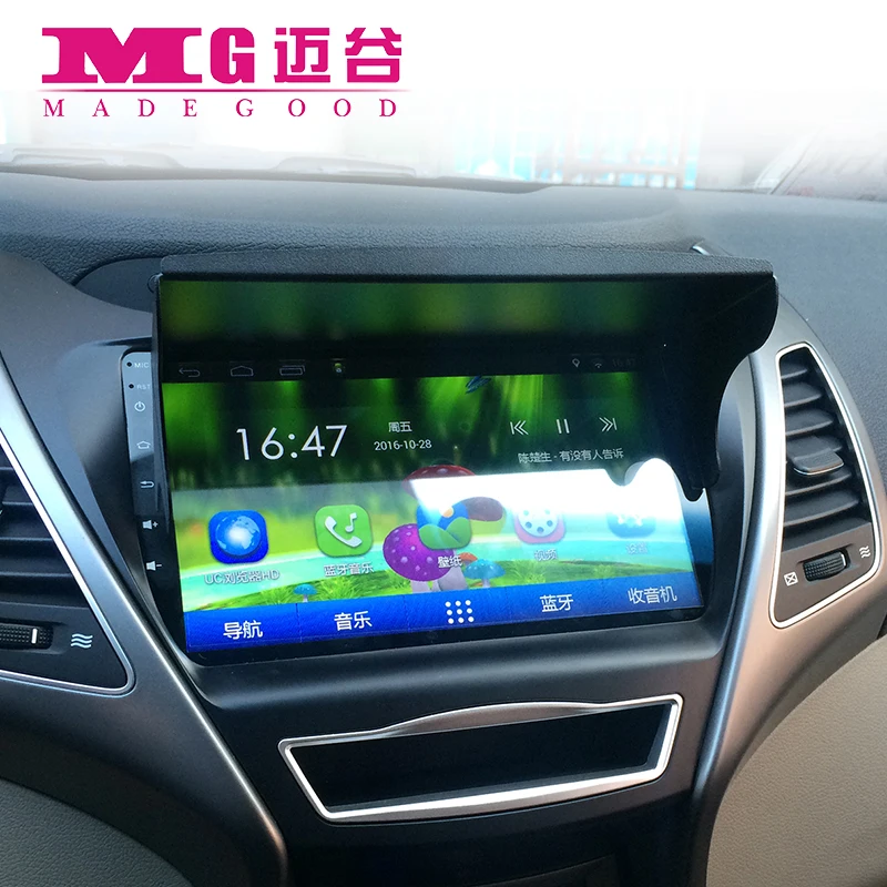 9-12 дюймов CarAndroid навигационный экран от солнца козырек Солнцезащитный автомобильный козырек клип Gps тени для большого навигатора