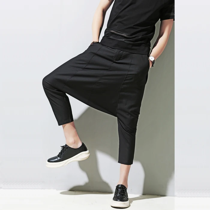 

Spring and summer men's clothing personality harem pants casual pants male 7 pants. M-5XL!!