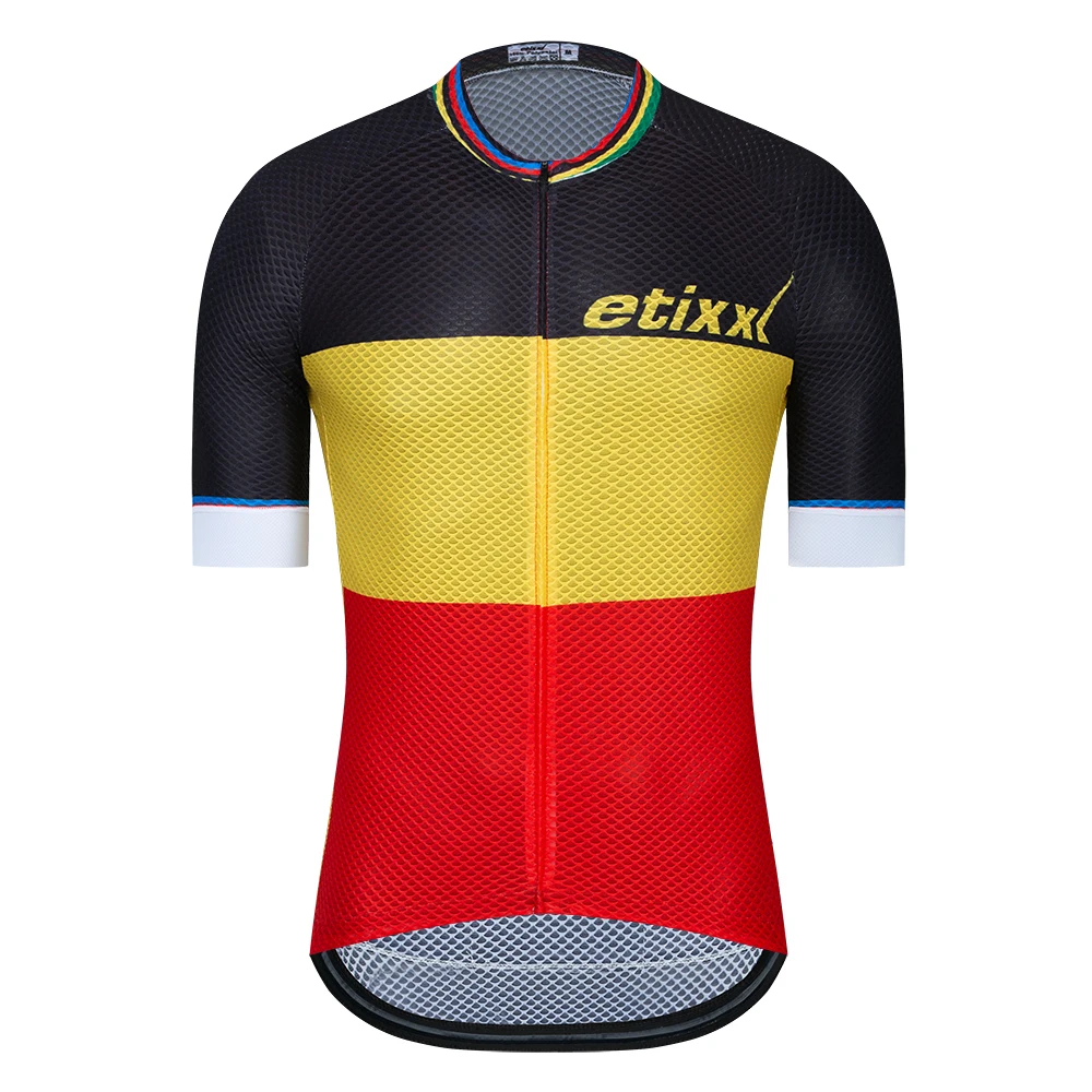 02 ETIXX велосипед Pro Велоспорт Джерси Ropa Ciclismo мотобайк, велосипед, велотренажер одежда летняя одежда для велоспорта рубашка Майо Ciclismo - Цвет: 02