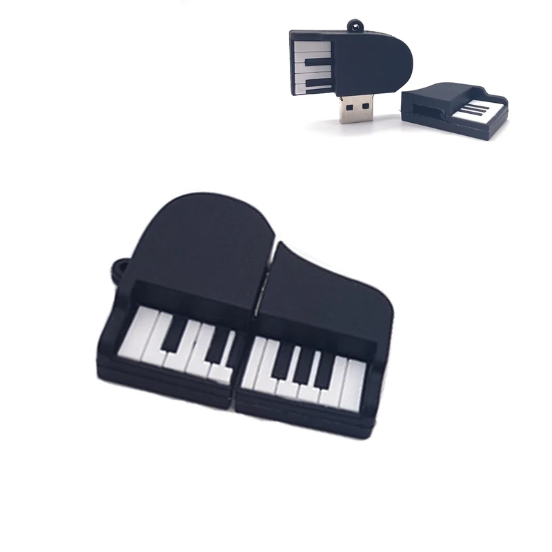 Флэш-накопитель в виде мультипликационных музыкальных инструментов карта