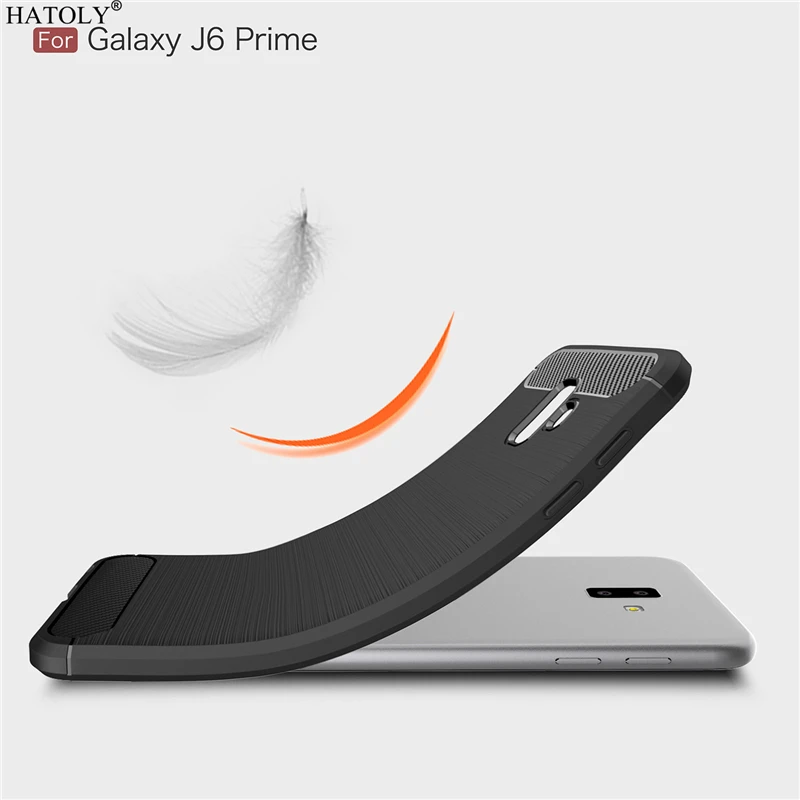 HATOLY Чехлы для Samsung Galaxy J6 Plus чехол Prime Мягкий ТПУ Матовый прочный силиконовый