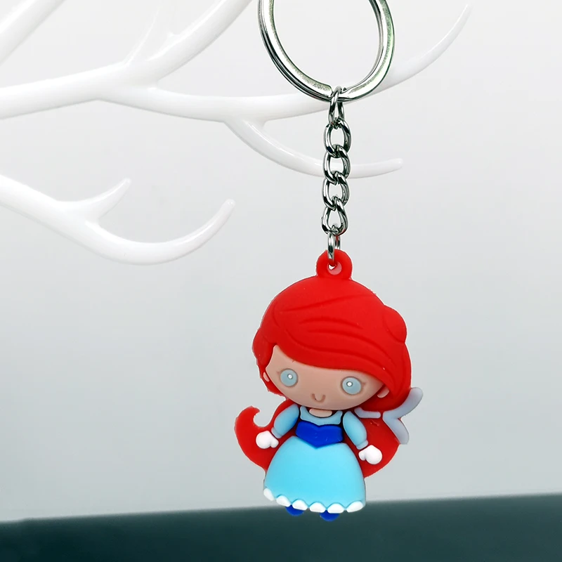 1 пара красный любовь в форме сердца брелок мультфильм девушка кукла для женщин