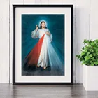 Блестящий портрет Иисуса Христа, холст, Художественная печать, Постер, настенные картины для комнаты, декоративный домашний декор, картина без рамки