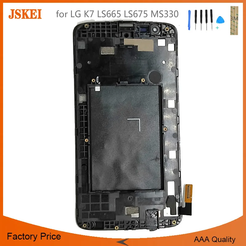 Высокое качество 5 ''для LG K7 LS665 LS675 MS330 ЖК дисплей сенсорный экран в сборе с
