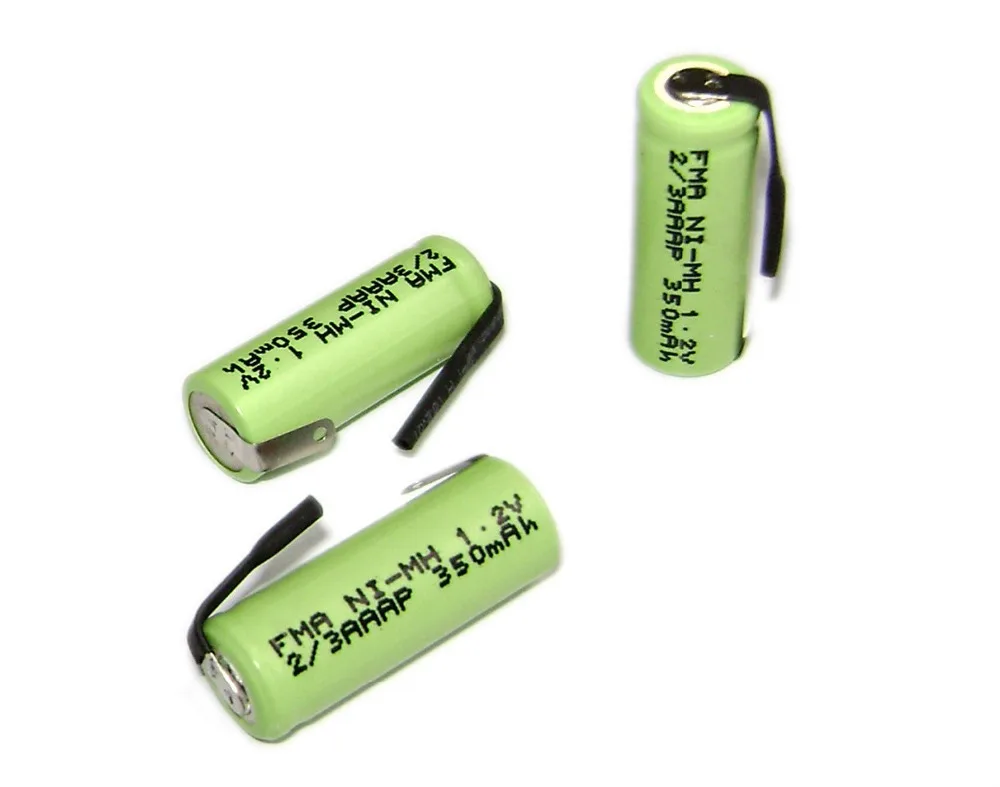 Электробритва батарея для бритвы ni-mh 2/3AAA 1 2 V 350mAh 10*29mm W/таблетки | Электроника